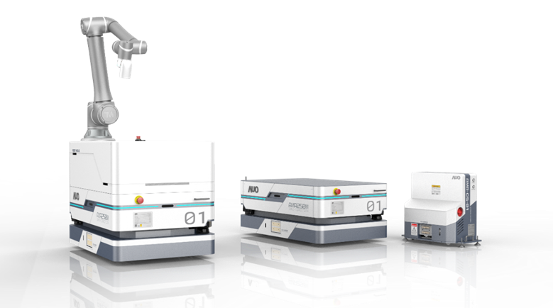 南宫·28WD數位開發的自主式移動機器人（AMR250M），搭配全向輪並結合AI演算法、2D LiDAR、3D攝影機等技術，協助客戶實現產線全自動化